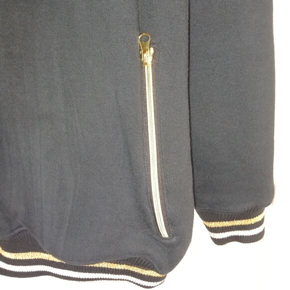 Vintage Y2K Southpole Track Jacket Mens XL Black Gold Zip Up Hip Hop StreetWear - Picture 11 of 16